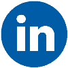 Ce bouton de couleur bleu avec le logo blanc de Linkedin renvoie, dans un nouvel onglet, vers la page Linkedin de l'AMRF