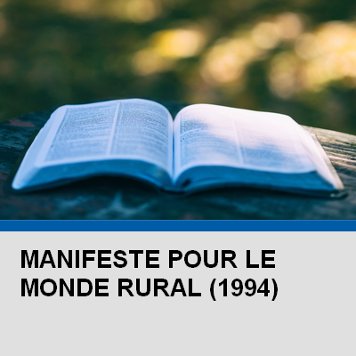 Image illustrative - Manifeste pour le monde rural (1994) - Ouvre dans un nouvel onglet le fichier