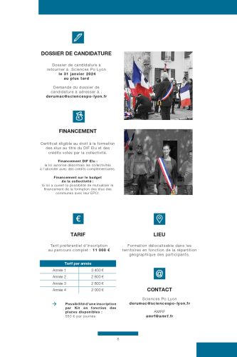 Plaquette de présentation - Diplôme d'établissement - DERUMAC - Ruralité & mandat communal - Une formation diplômante pour les élus ruraux
